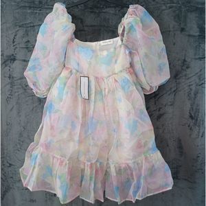 Goodnight Macaroon Koey Baby Doll Floral Easter Dress SMALL
